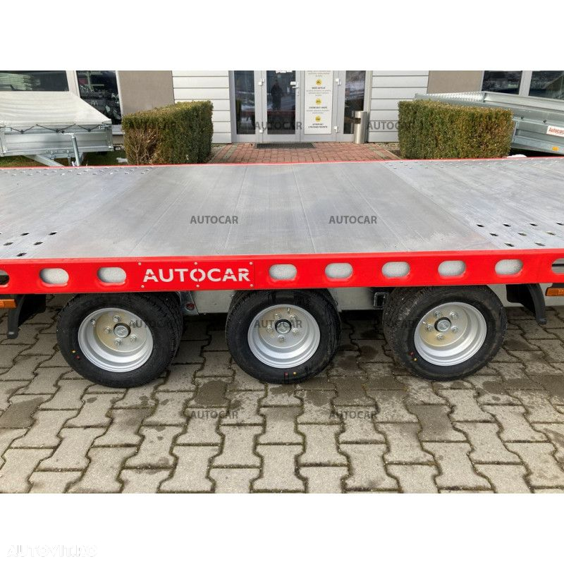 Wiola L35G65P Trailer transport auto cu sistem de franare basculabile cu trei axe ALU - 11