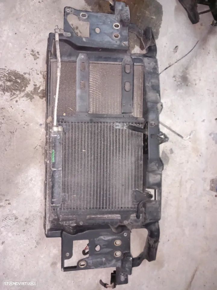 Frente fibra com radiadores e ventilador vw polo 6n2 1.0mpi - 1
