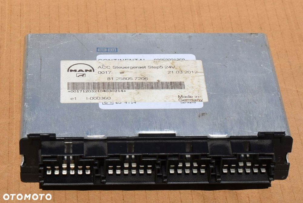 KOMPUTER/ STEROWNIK ACC MAN TGX TGS 81.25805. 7206 - 1