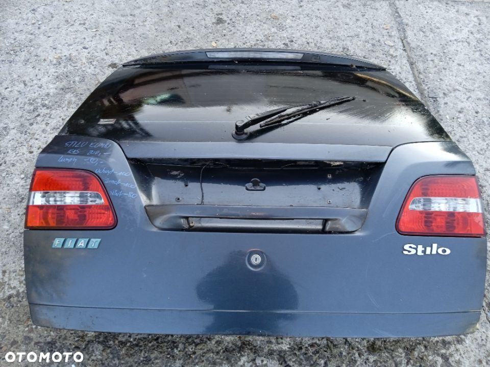 KLAPA TYLNA FIAT STILO KOMBI ZAMEK SILNICZEK LAMPA BLENDA - 4