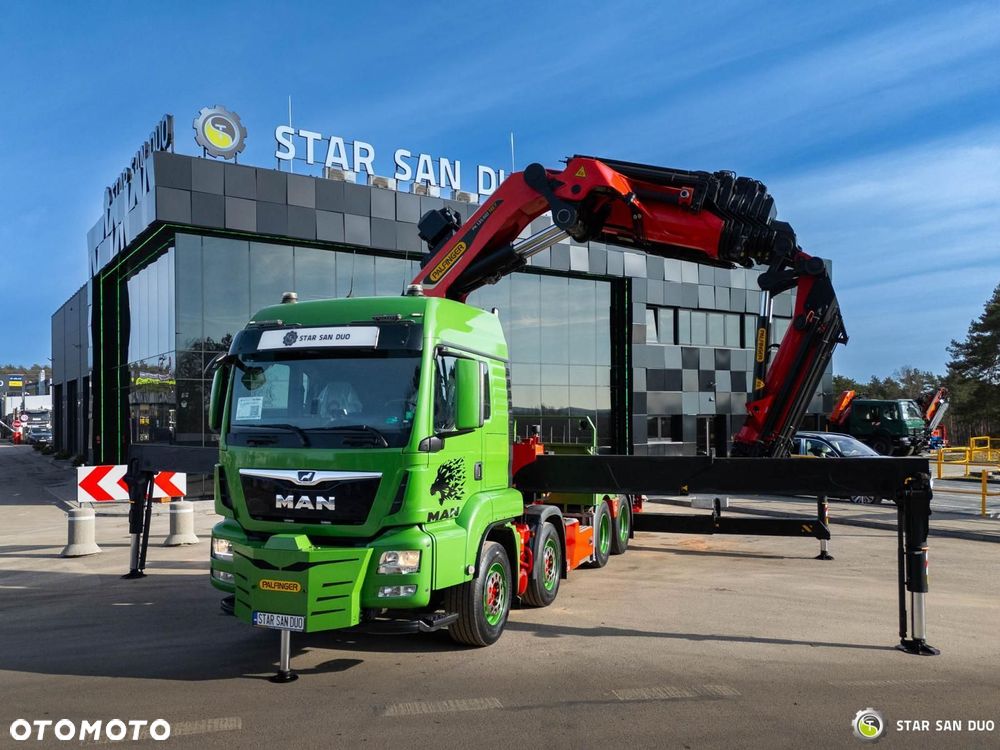 MAN TGS 35.500 8x4 Palfinger PK 135.002 TEC HDS Żuraw Wciagarka - 4