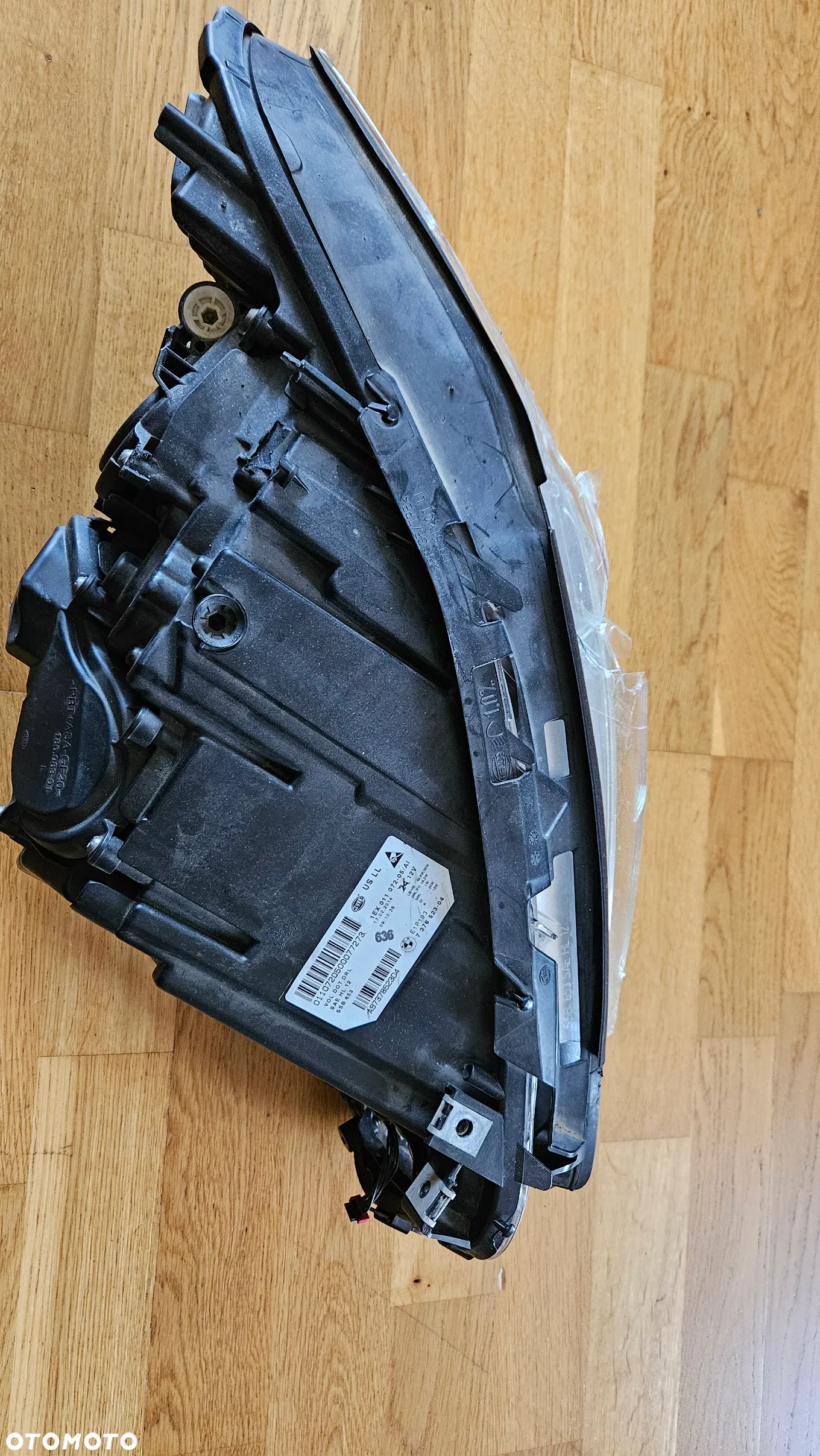 Reflektor lewy przód BMW F10 LCI Adaptive LED wersja USA uszkodzony - 4