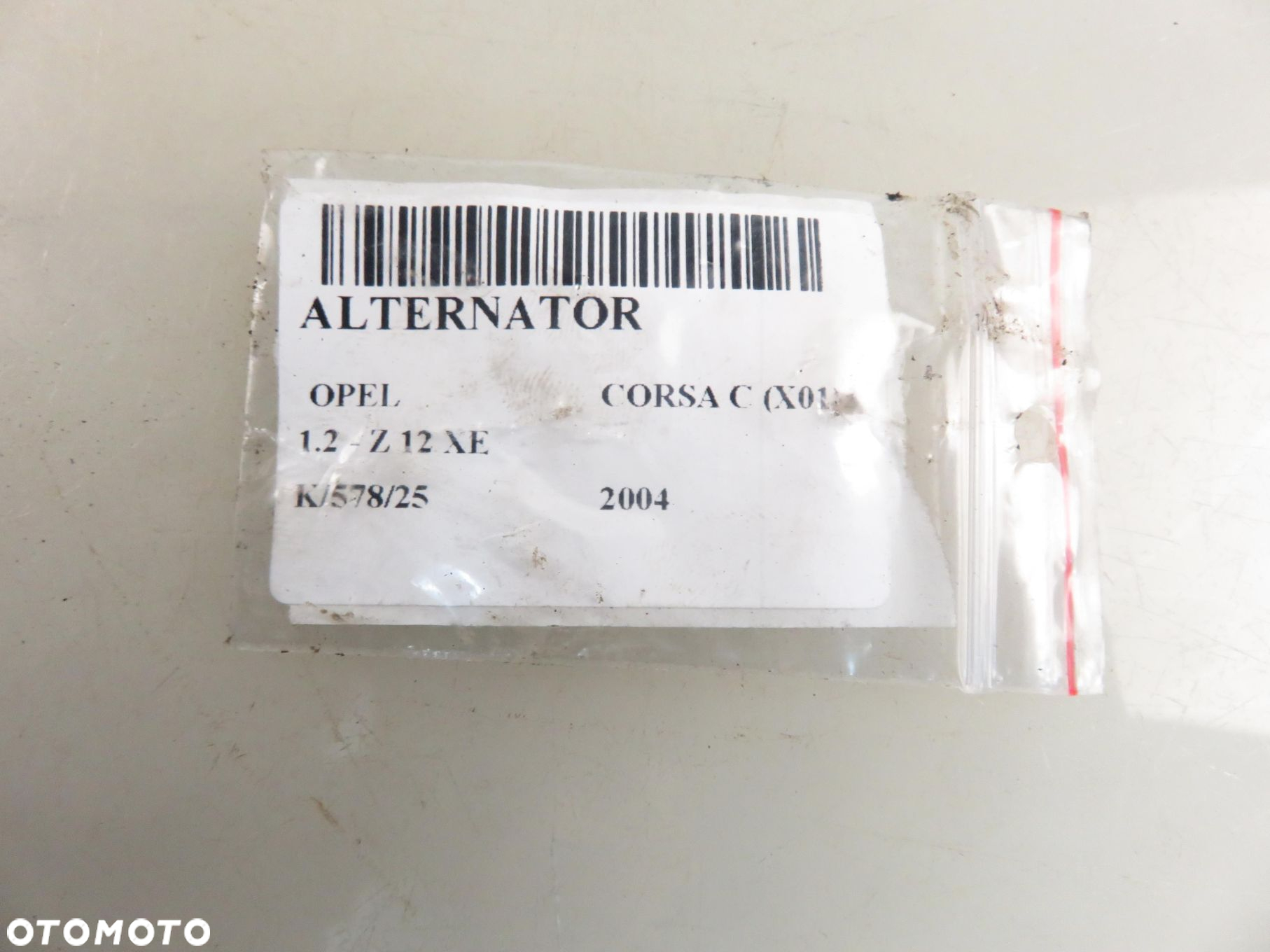 ALTERNATOR OPEL CORSA C 1.2 16V  0124225041 24437119 - 7