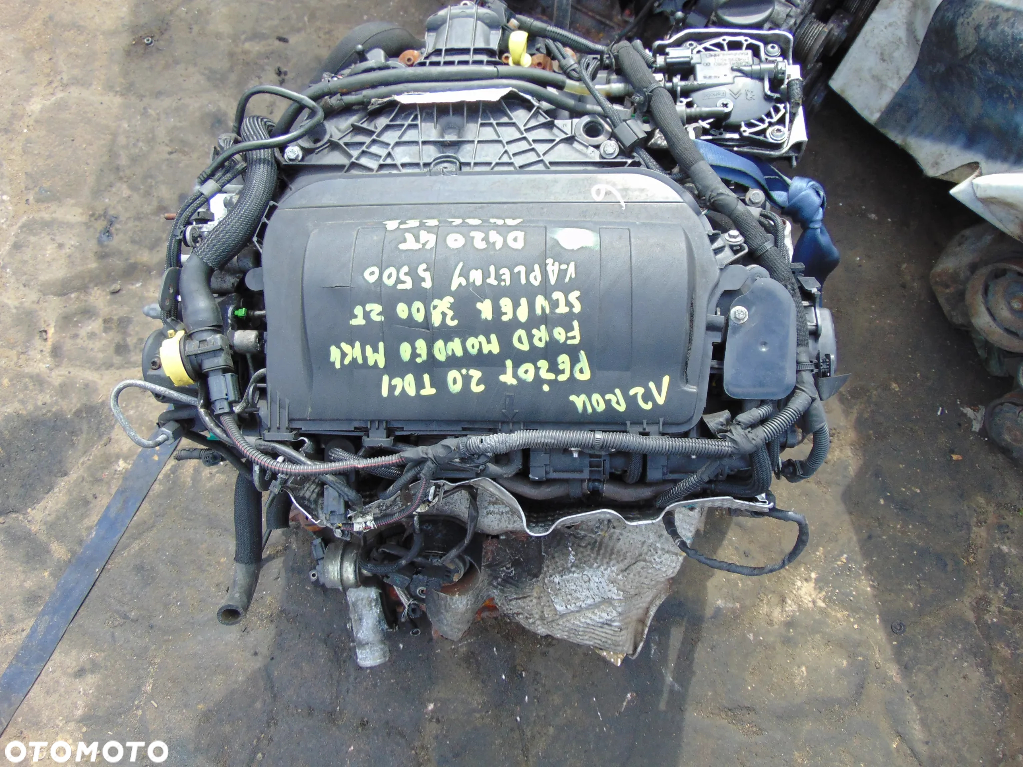 Silnik ford mondeo mk4 peugeot 2,0 TDCI komplet 2012 r D4204T - 8