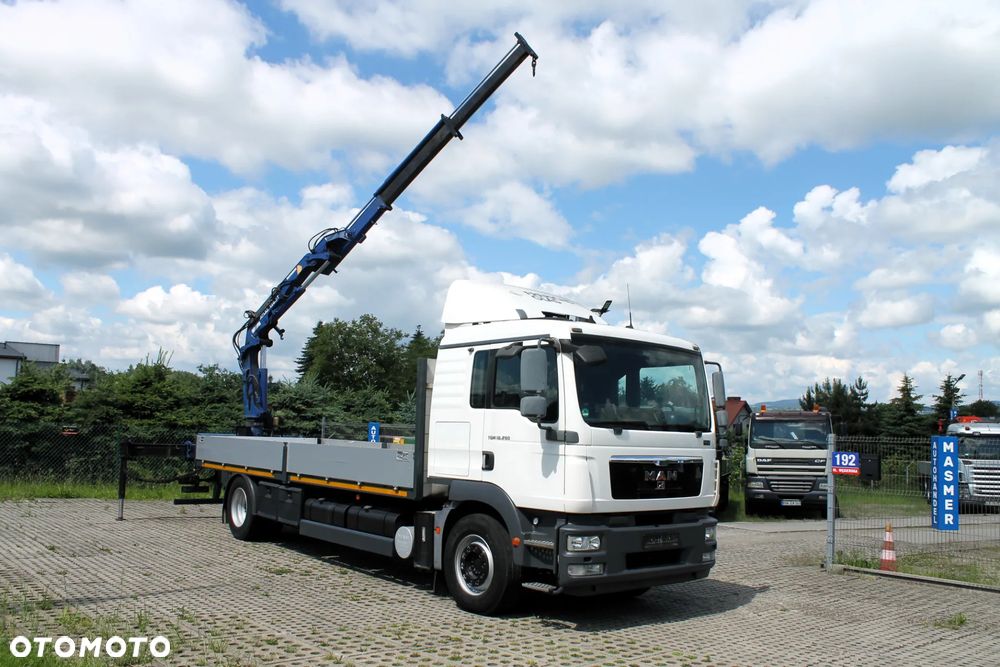 MAN TGM 18.290 paka 6,6m dzwig atlas 120,2E pilot - 19