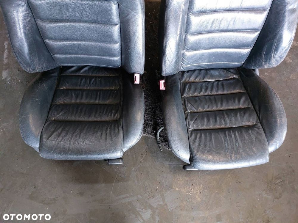 FOTEL LEWY PRZÓD + PRAWY PRZÓD AUDI A6 C5 SKÓRA - 2
