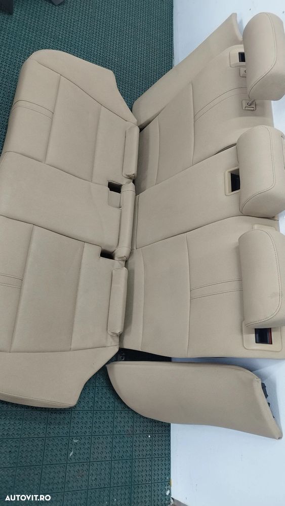 Scaune sport piele bej BMW X3 E83 Facelift de pe masina de Europa( fara incalzire) - 9
