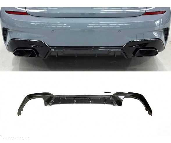 Difuzor Bara Spate M BMW G20 G21 model 340, 340i M look, Negru Lucios - 2