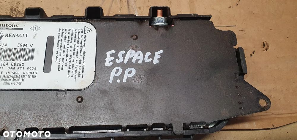 Poduszka fotela prawa AIRBAG Renault Espace IV 8200240774 - 6