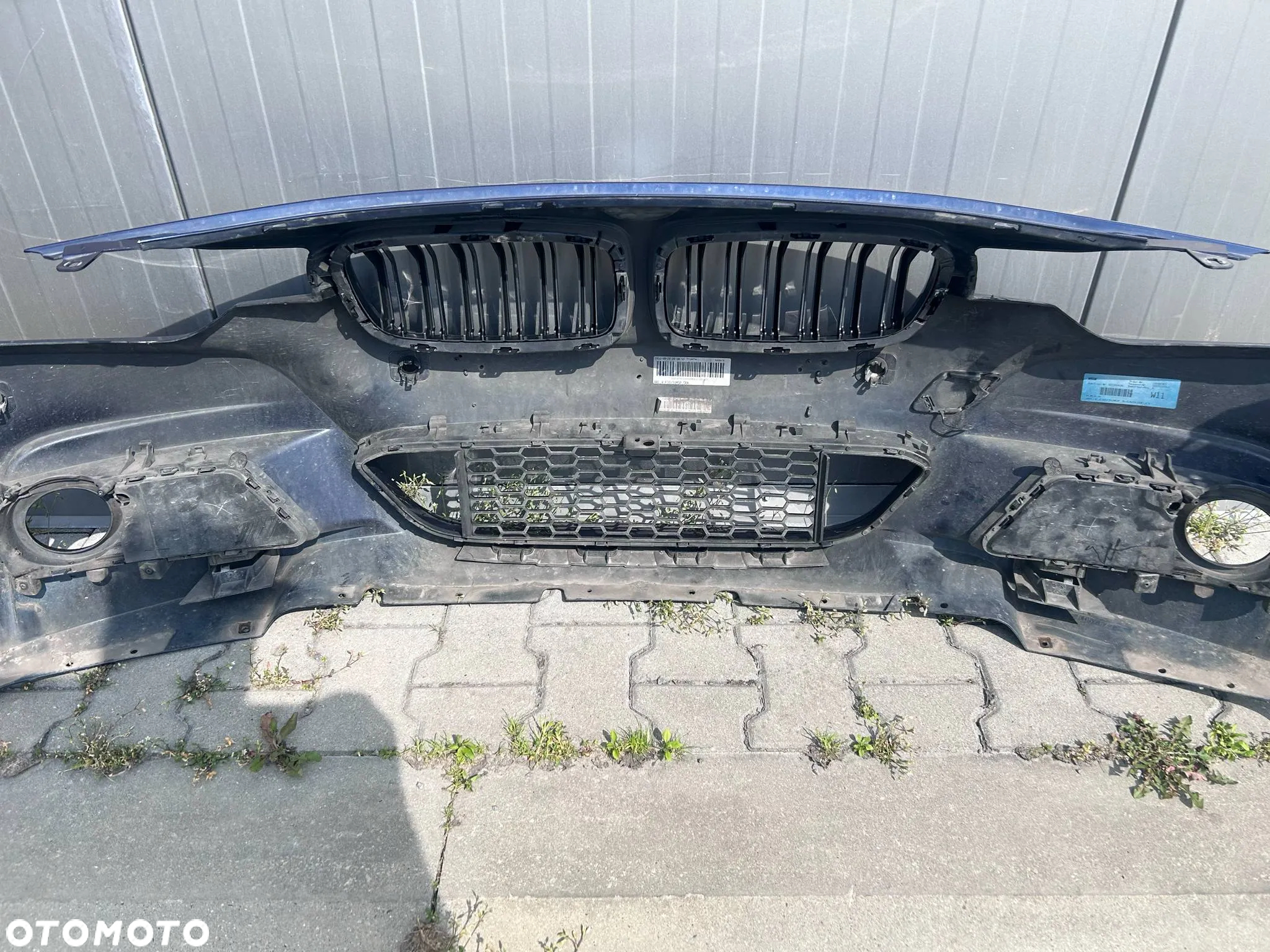 BMW 3 F30 F31 M-Pakiet Zderzak Przód Przedni Kompletny 6xPDC 2xKamera A89 Imperial Blue - 8