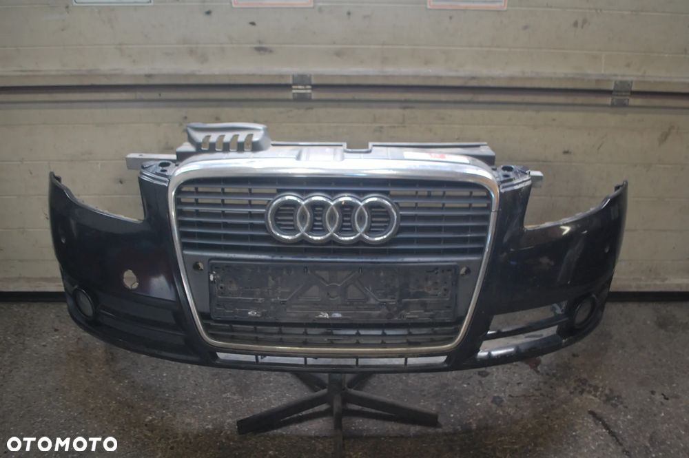 ZDERZAK PRZÓD PRZEDNI KOMPLETNY PDC Z MIEJSCEM NA CZUJNIKI LY9B AUDI A4 B7 - 1