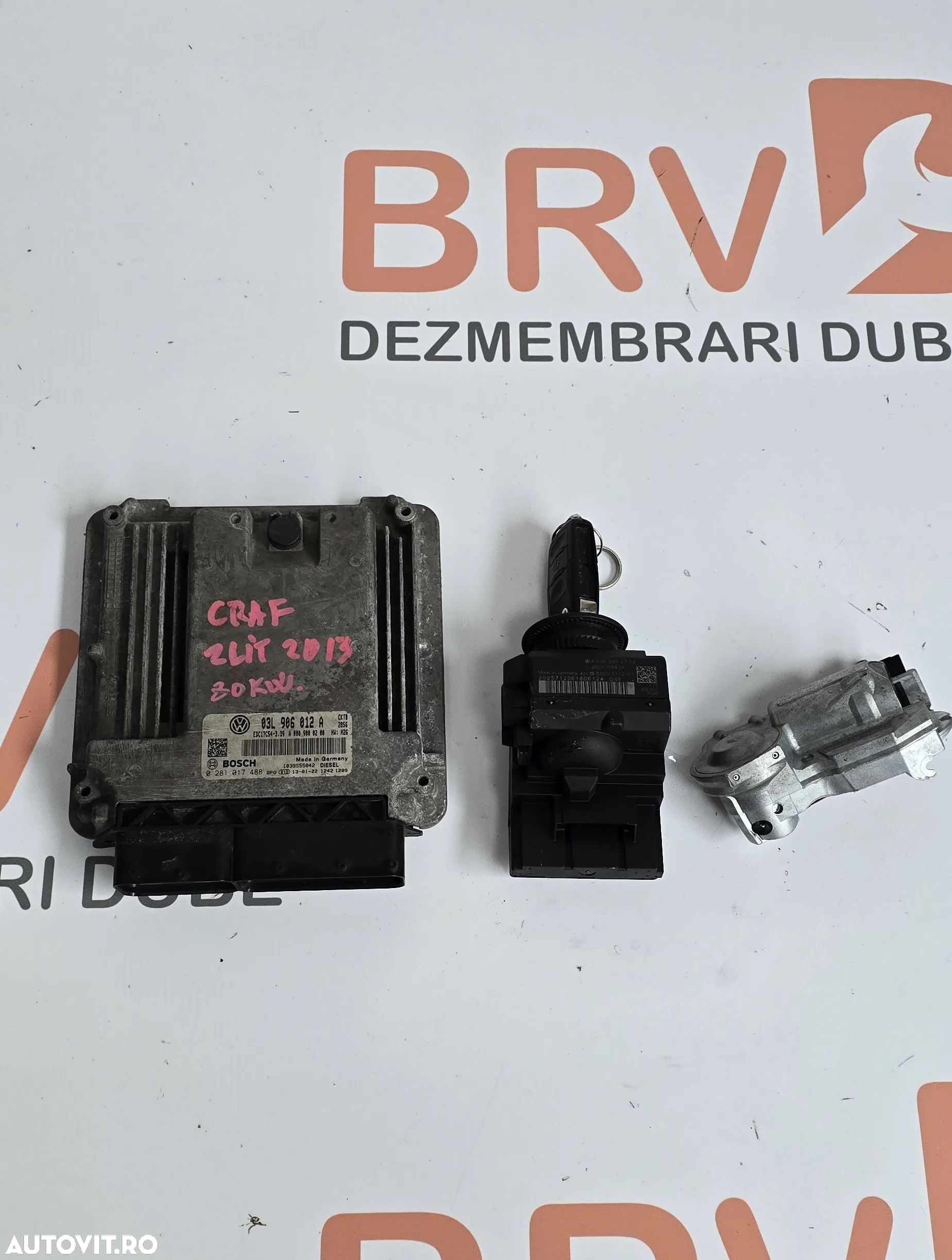 Kit pornire (calculator+cip+imo) pentru Vw Crafter Euro 5 2.0 motorizare - 1