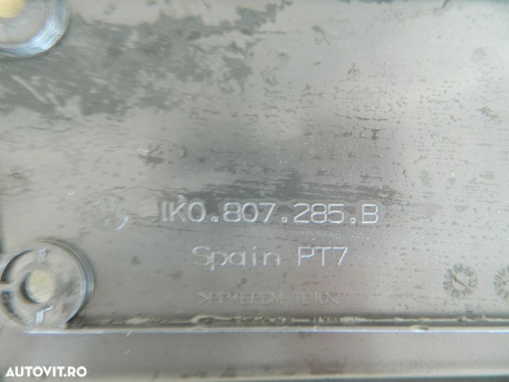 Suport numar bara fata, VW Golf 5 GTI  /  Jetta  /  Golf 5 Kombi, 03-09, 1K0807285B - 8