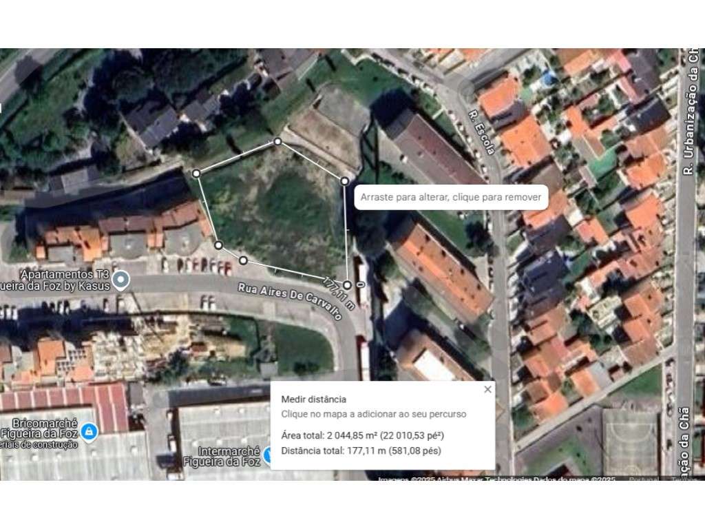 Lote de Terreno para Construção - 2026m² | Tavarede, Figueira da Foz - Grande imagem: 3/3