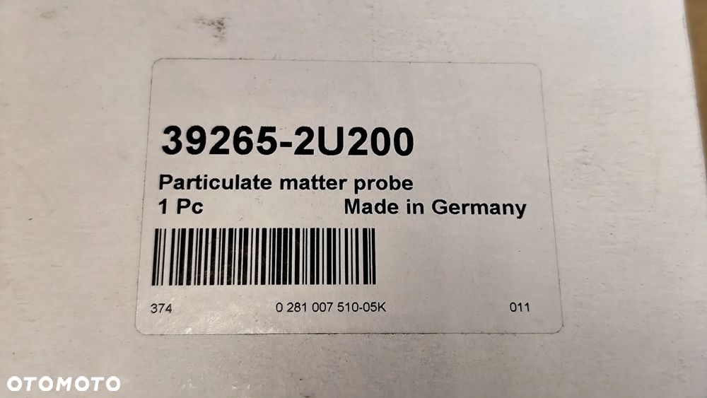 NOWA SONDA LAMBDA CZUJNIK CZĄSTEK STAŁYCH HYUNDAI 1.6 CRDI 39265-2U200 - 2