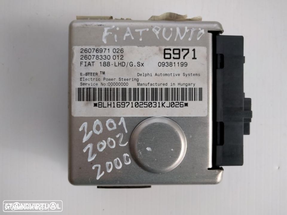 centralina modulo direcao assistida fiat punto 1999 a 2002 - 1