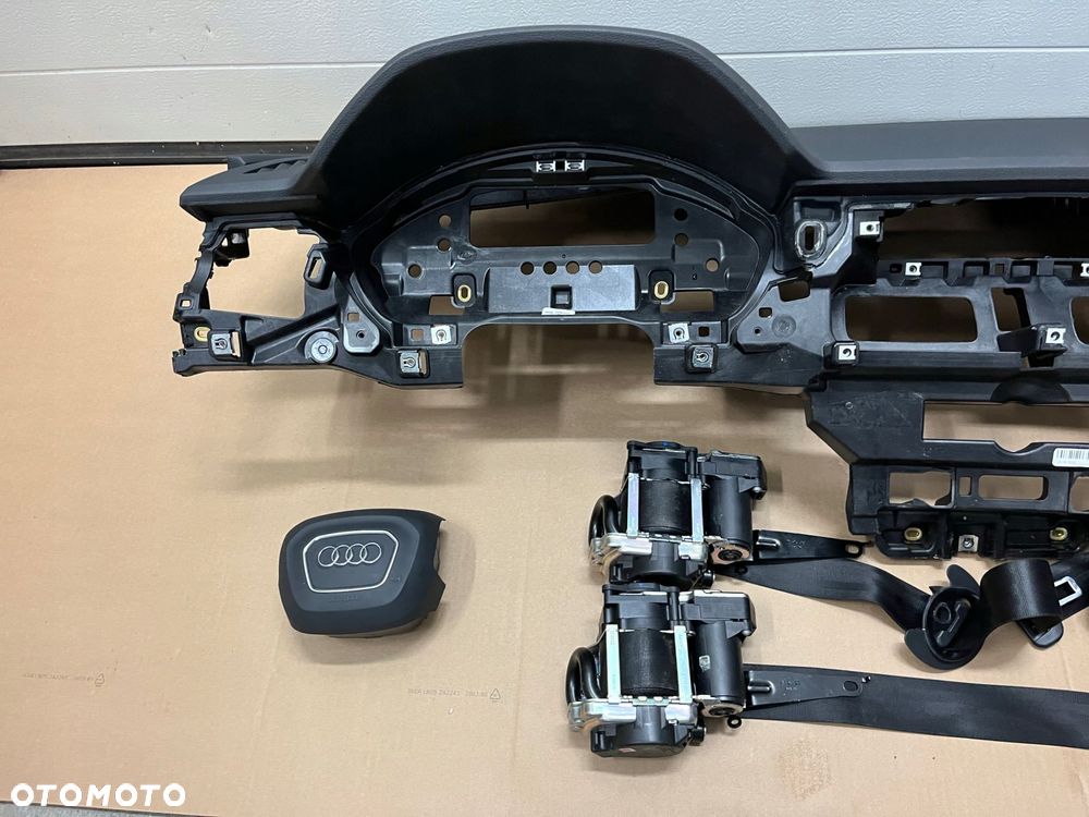 konsola audi q5 80a deska airbag pasy kokpit audi sq5 sline komplet soul - 4