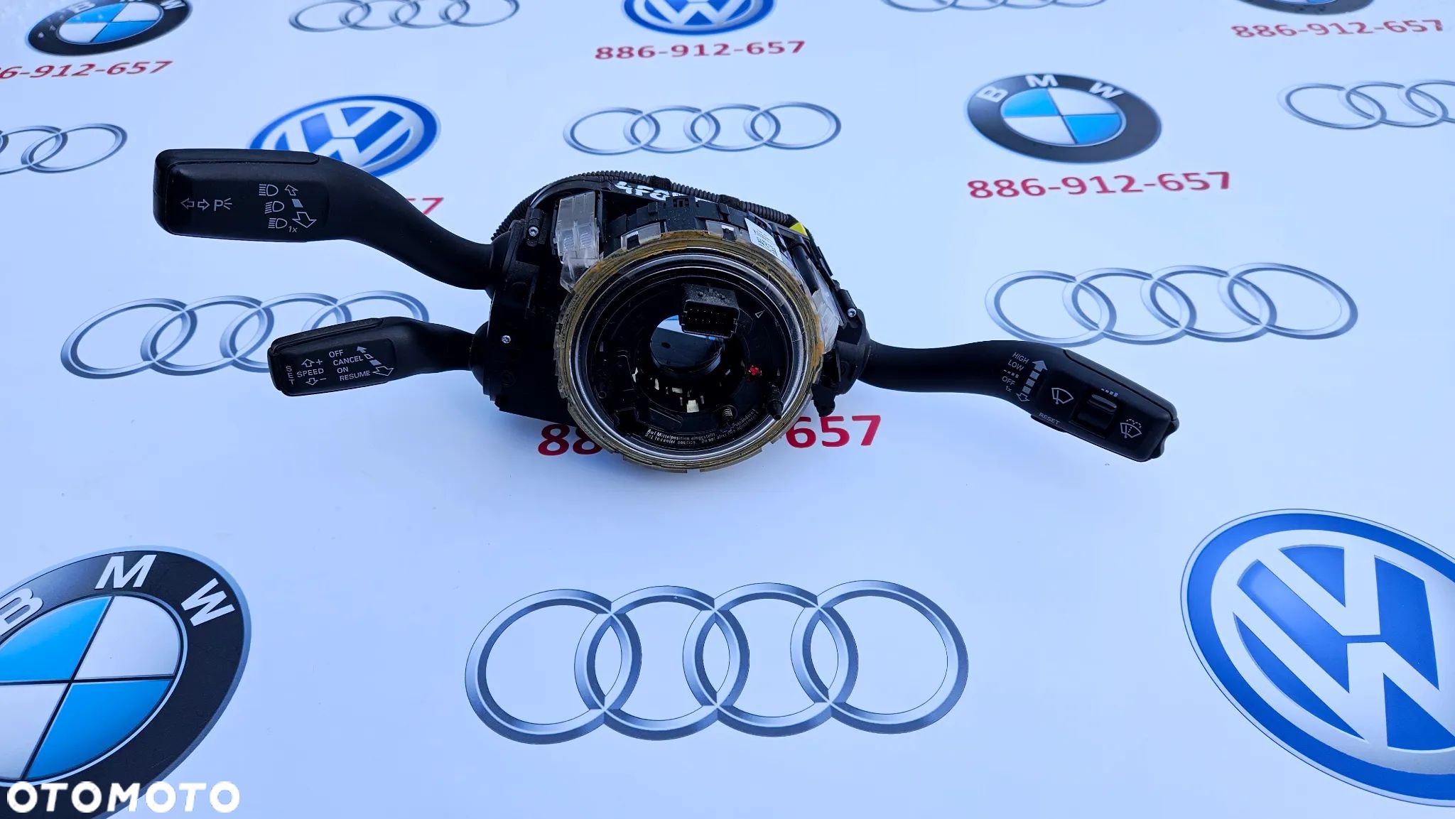 Audi A6 C6 Sedan Lift 2008-2011 Przełącznik zespolony Manetki Pająk Taśma  4E0953541A 4F0953549D - 1