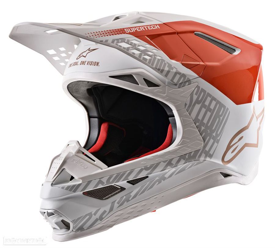 alpinestars capacete supertech s-m8 triple mate 83012190 - 2