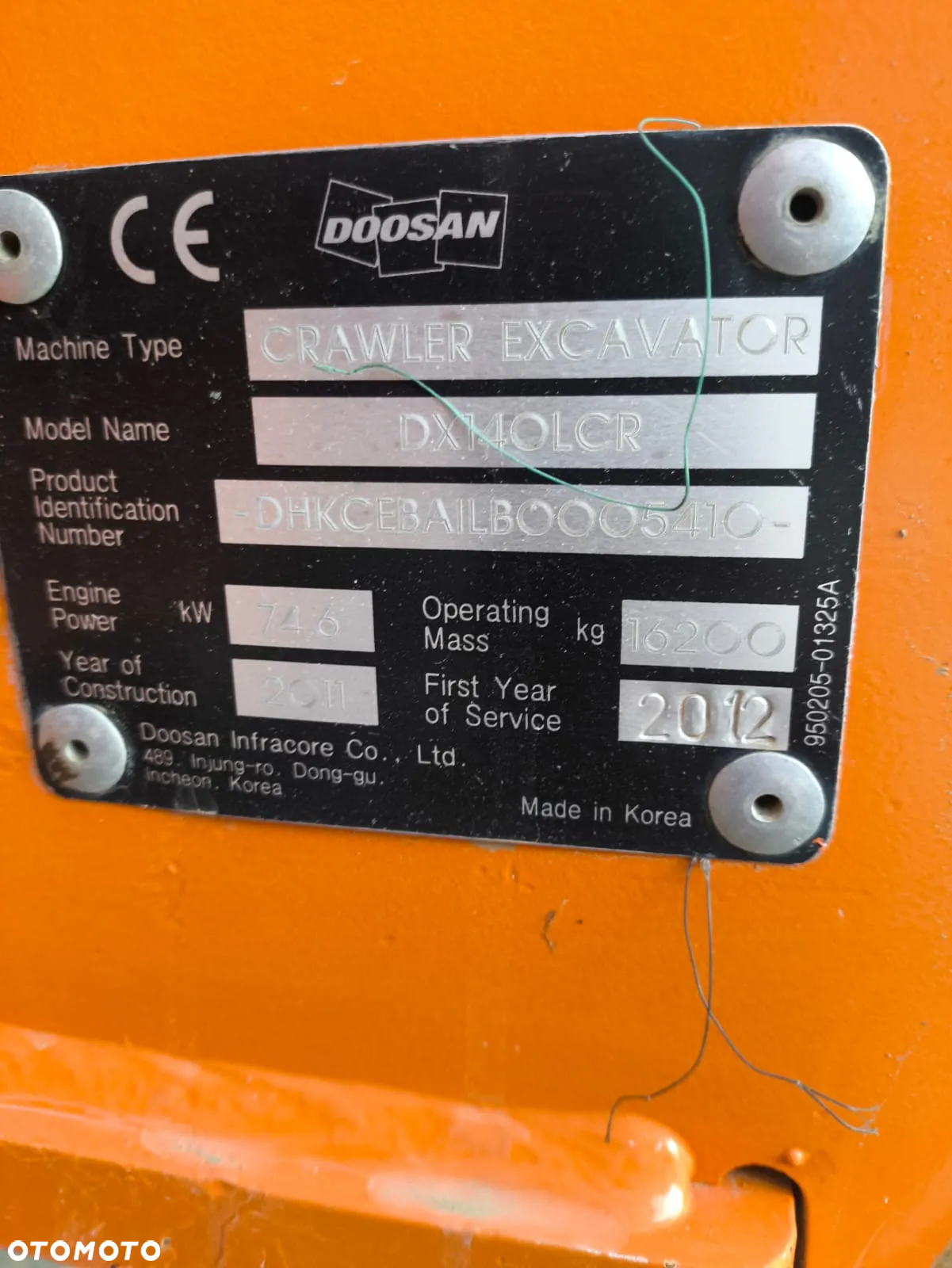 Doosan DX140LCR - 8