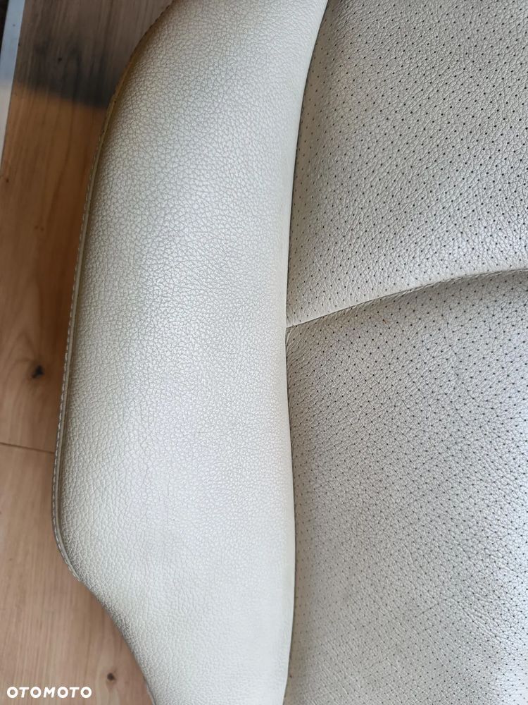 MERCEDES W211 FOTEL LEWY PRAWY BEŻOWY BEŻ BANAN IGŁA - 7