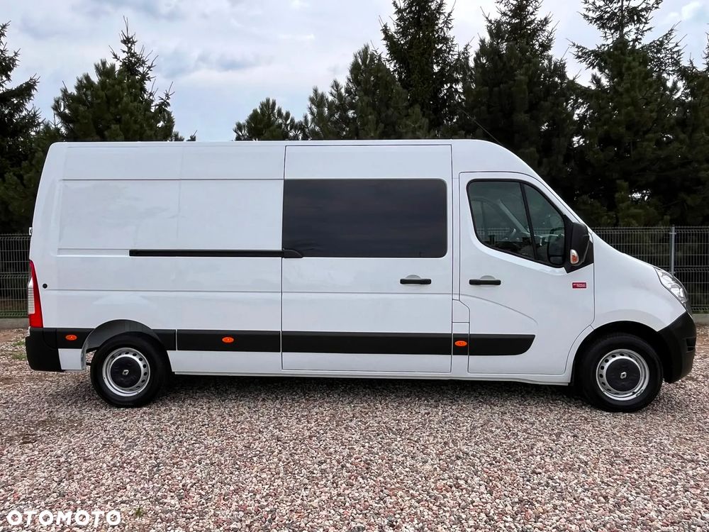 Renault Master L3H2 2.3dCi 130KM, Brygadówka/Doka 6-cio Osbowa, Klima, Tempomat, WEBASTO, Salon Polska, Pierwszy Właściciel, FV 23%, Bardzo Zadbany !!! - 9