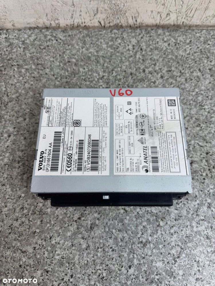 radio nawigacja volvo v60 s60 ii 2013-2018 31667604 - 1