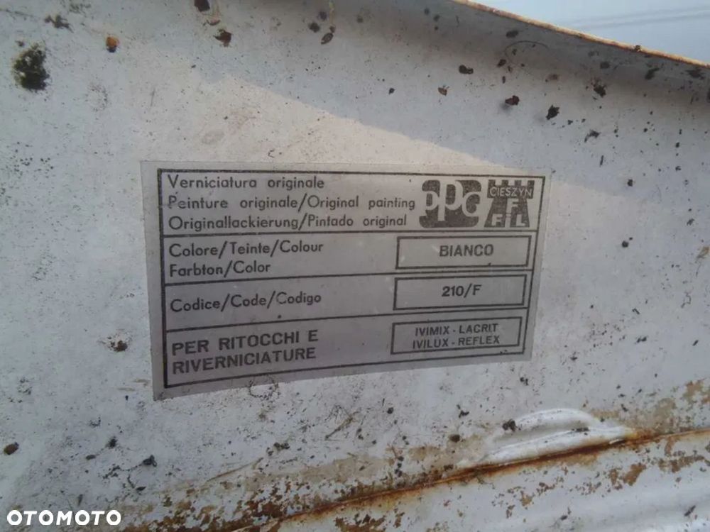 drzwi poszycie PŁAT zawias ramka fiat 126p 1991r prawe - 2