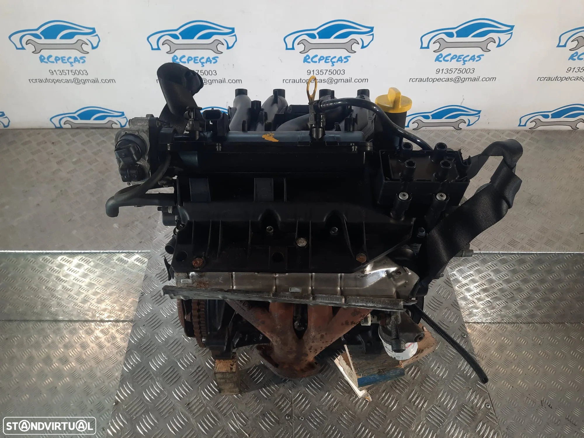 .MOTOR COMPLETO 1.2i 8V 58CV D7F D7FG726 RENAULT CLIO II 2 MK2 FASE I 1 - 7