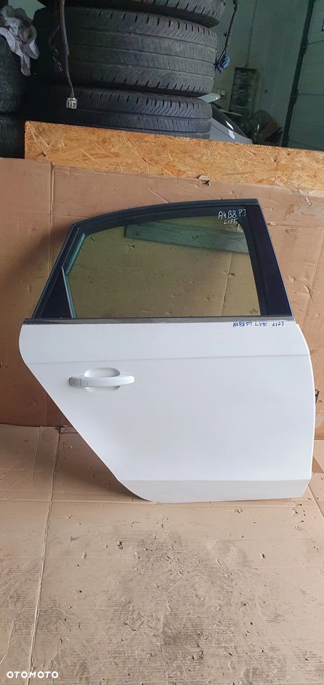 Drzwi prawy tył prawe tylne A4 B8 Sedan LY9C - 1