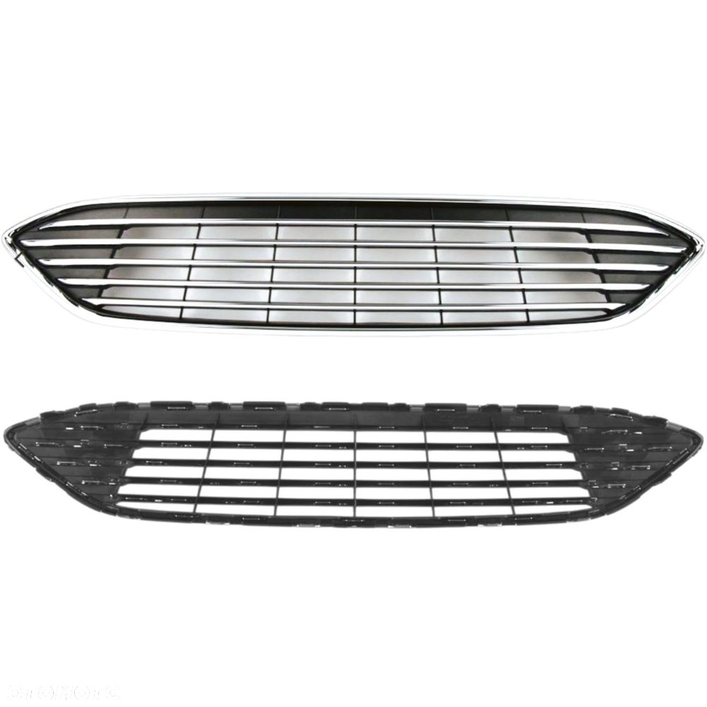 ATRAPA GRILL KRATKA RPZEDNIA CHROM FORD FOCUS MK3 LIFT 2014-2018 14 - - 4