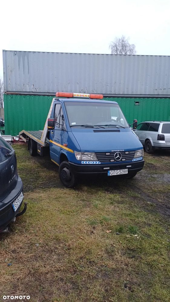 Mercedes-Benz Sprinter 410D Bliźniak 2.9 TD Najazd Autolaweta - 22