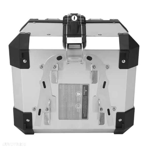 Top Case cutie Aluminiu 38L BMW R1200GS R1250GS F850GS A2125 ARGINTIE - 6