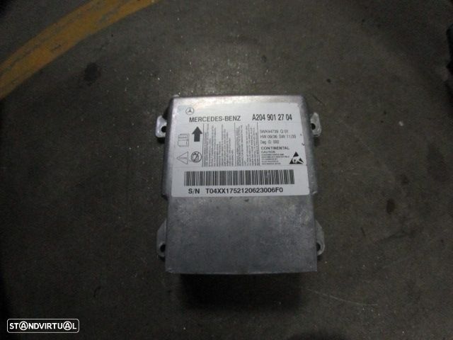 Kit Airbags 307976398162AD 306259010 305669599AR 2058608701 A2049012704 34074000F 34074002F MERCEDES C S204 W204 FASE 2  2012 200CDI 136CV 5P PRETO PRETO - 11