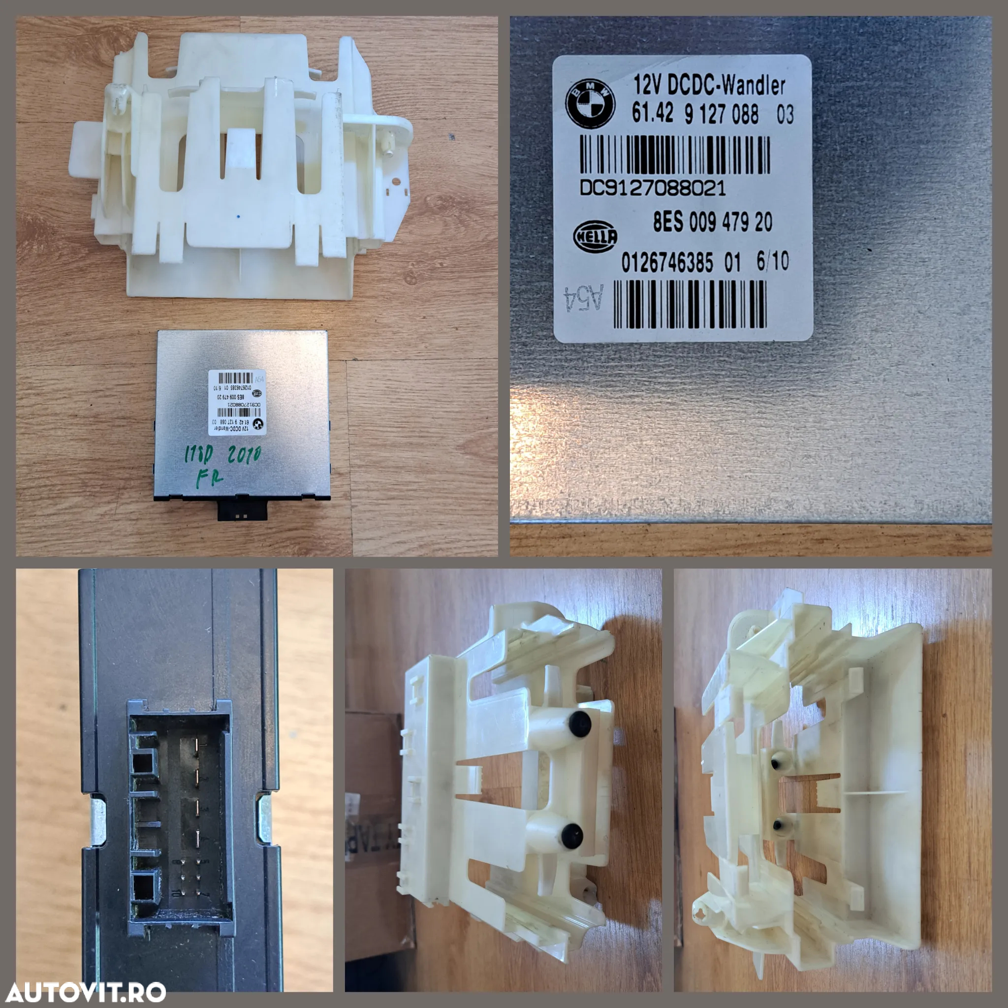 BMW seria 3 E90 volan sport pachet M SZL panou butoane geamuri oglinzi electrice butoane control clima Set Kit Pornire senzor ploaie condens buton start stop modul FRM II - 9