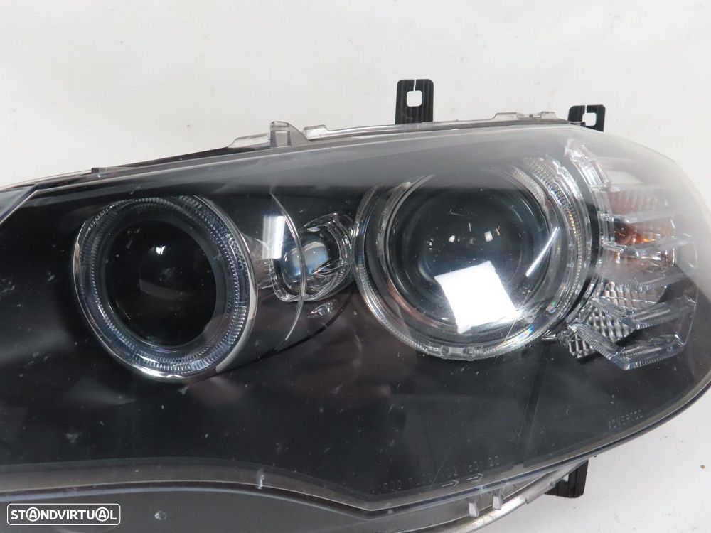 Farol Xenon Esquerdo Seminovo/ Original BMW X6 (E71, E72) 63117287009 / 7271357 - 2