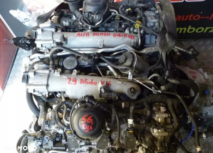 SILNIK KOMPLETNY ALFA ROMEO GIULIA STELVIO QV 2.9 V6 BITURBO - 2