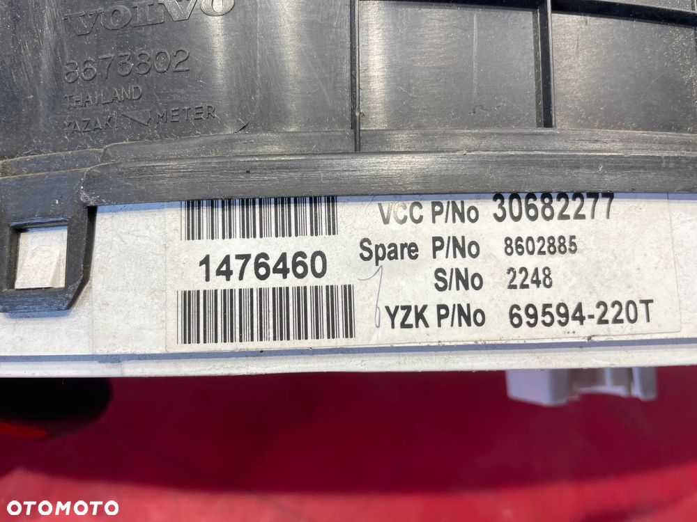 VOLVO V70 LICZNIK ZEGARY  8673802 - 6