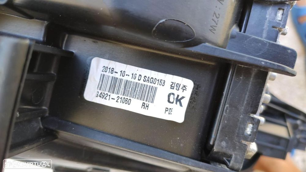 farol direito completo Hyundai i30 R black edition - 13