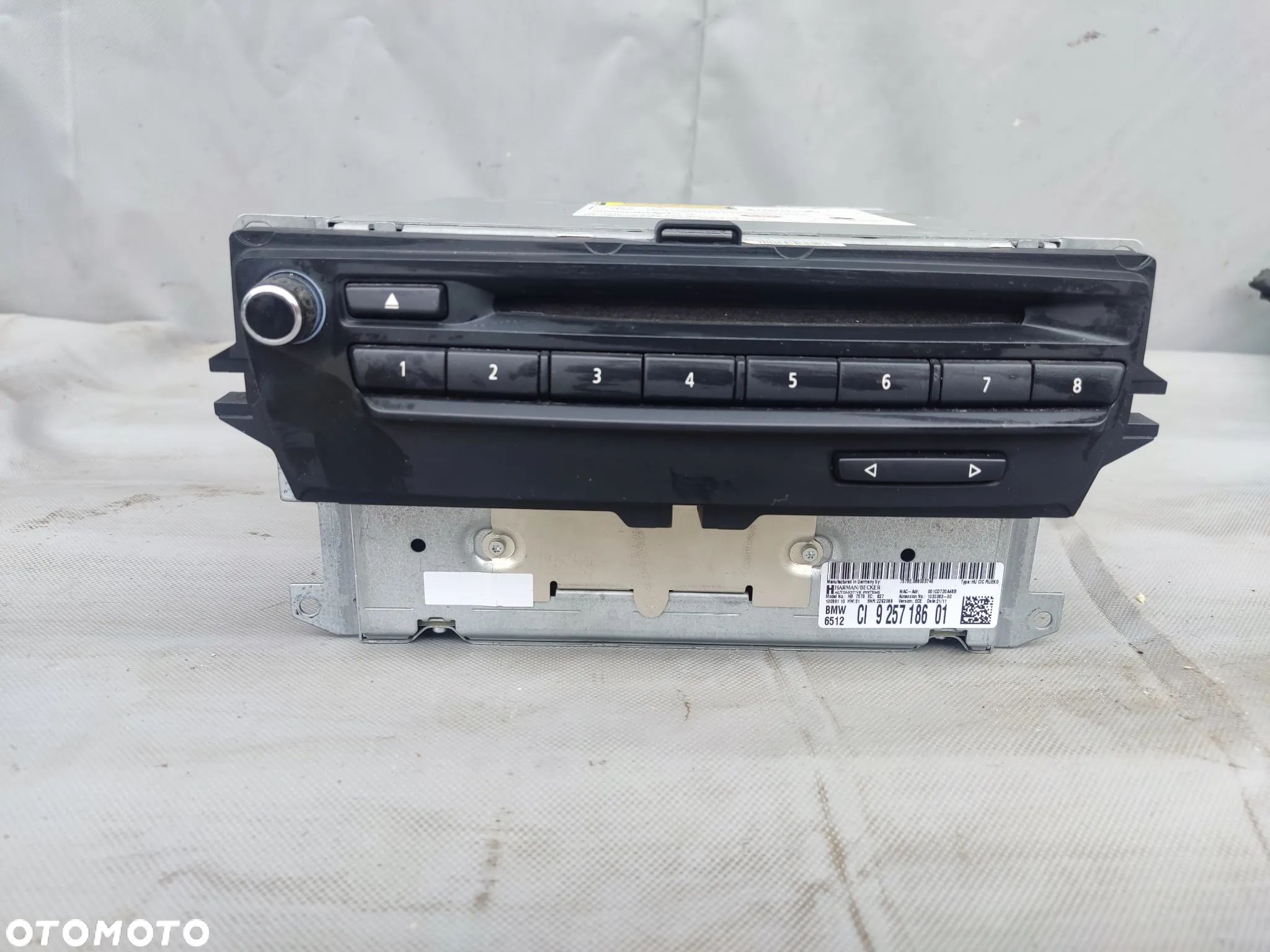 BMW E81 E82 E90 E92 RADIO CZYTNIK NAWIGACJI CIC 9257186 - 1
