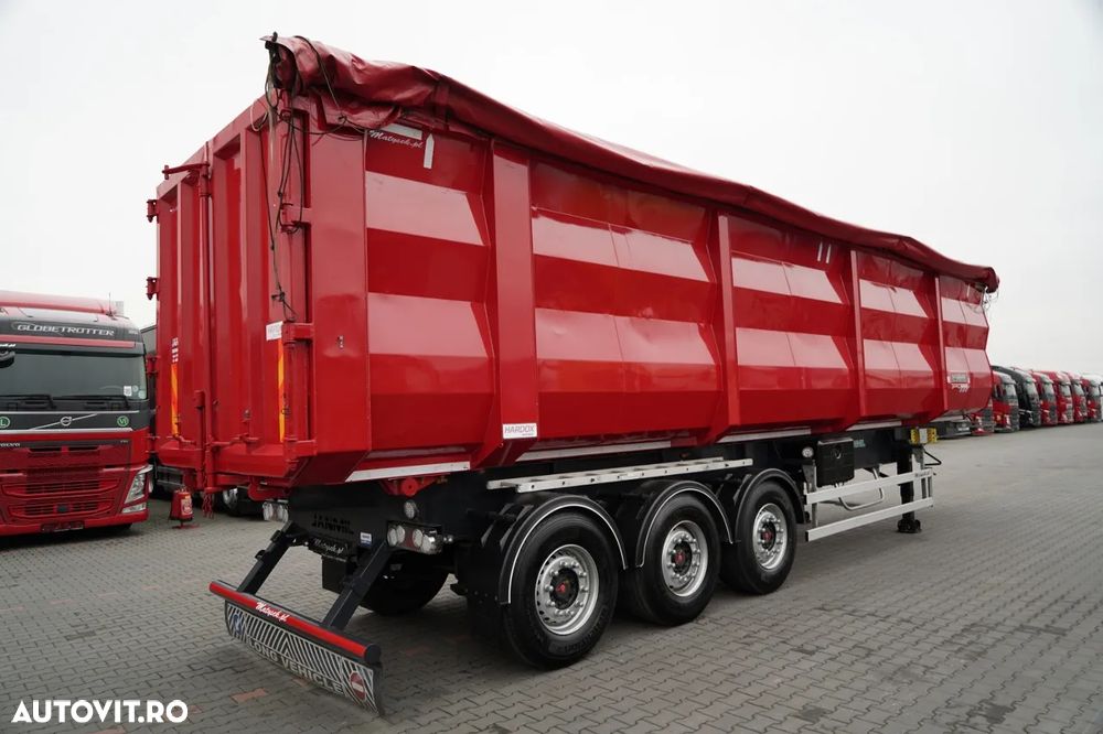 Janmil / BASCĂLĂ DIN OȚEL / 58 m³ / 2021 / HARDOX / AXE SAF / AXĂ RIDICABILĂ / PENTRU DEȘEURI - 7