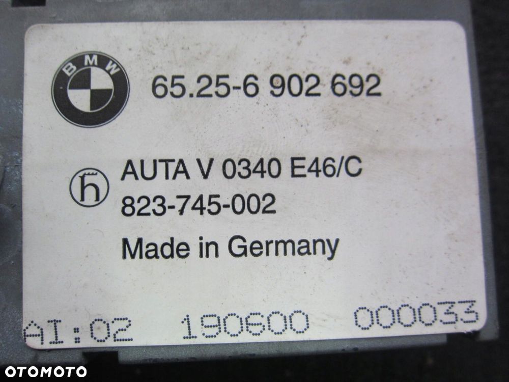 BMW E46 CABRIO WZMACNIACZ ANTENOWY ANTENA 6902692 - 2