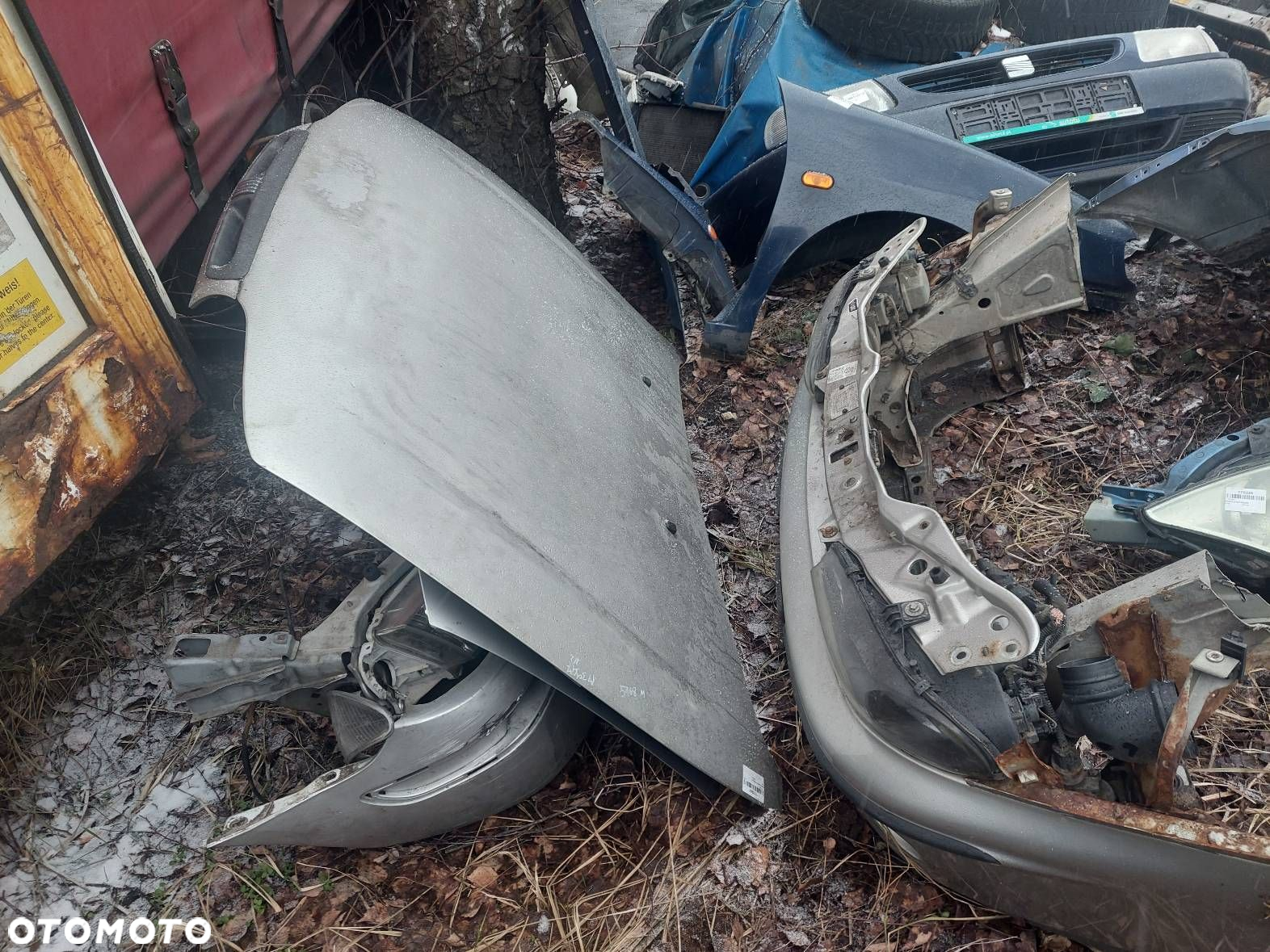 KOMPLETNY PRZÓD MASKA ZDERZAK BŁOTNIK FIAT MAREA 647 - 2