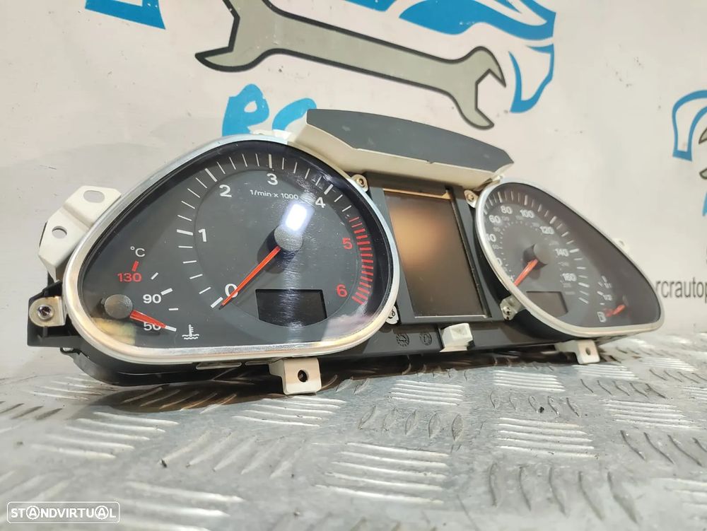 QUADRANTE MOSTRADORES PAINEL INSTRUMENTOS AUDI A6 C6 4F0920981F 4F0910930C - 4