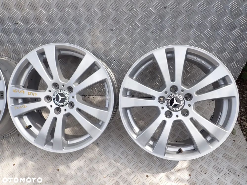 FELGI ALUMINIOWE MERCEDES 7,5X17 5X112 ET47 DOSTĘPNE 2 KOMPLETY - 15