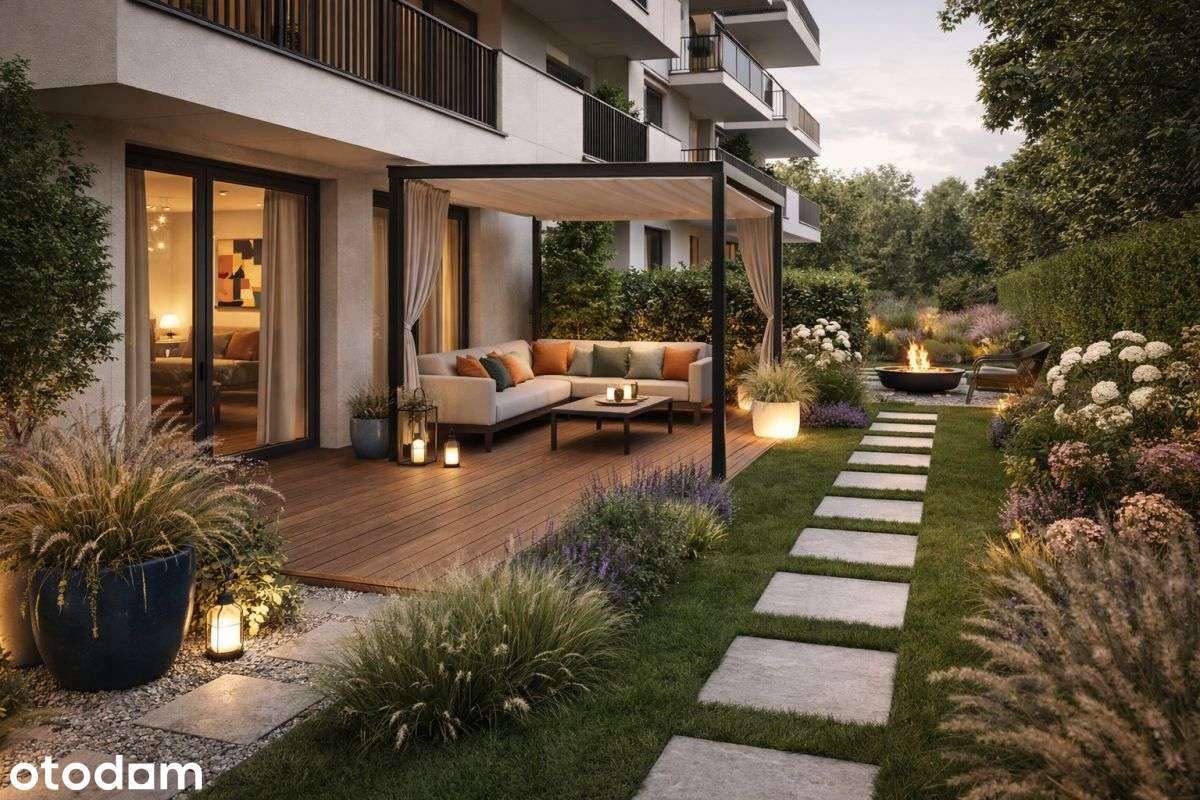 Apartament z prywatnym ogrodem | 3 pokoje
