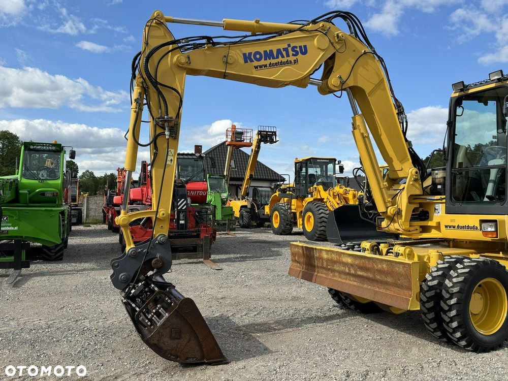 Komatsu PW 98 MR 8 Pług + Podpory 10ton Szybkozłącze - 5