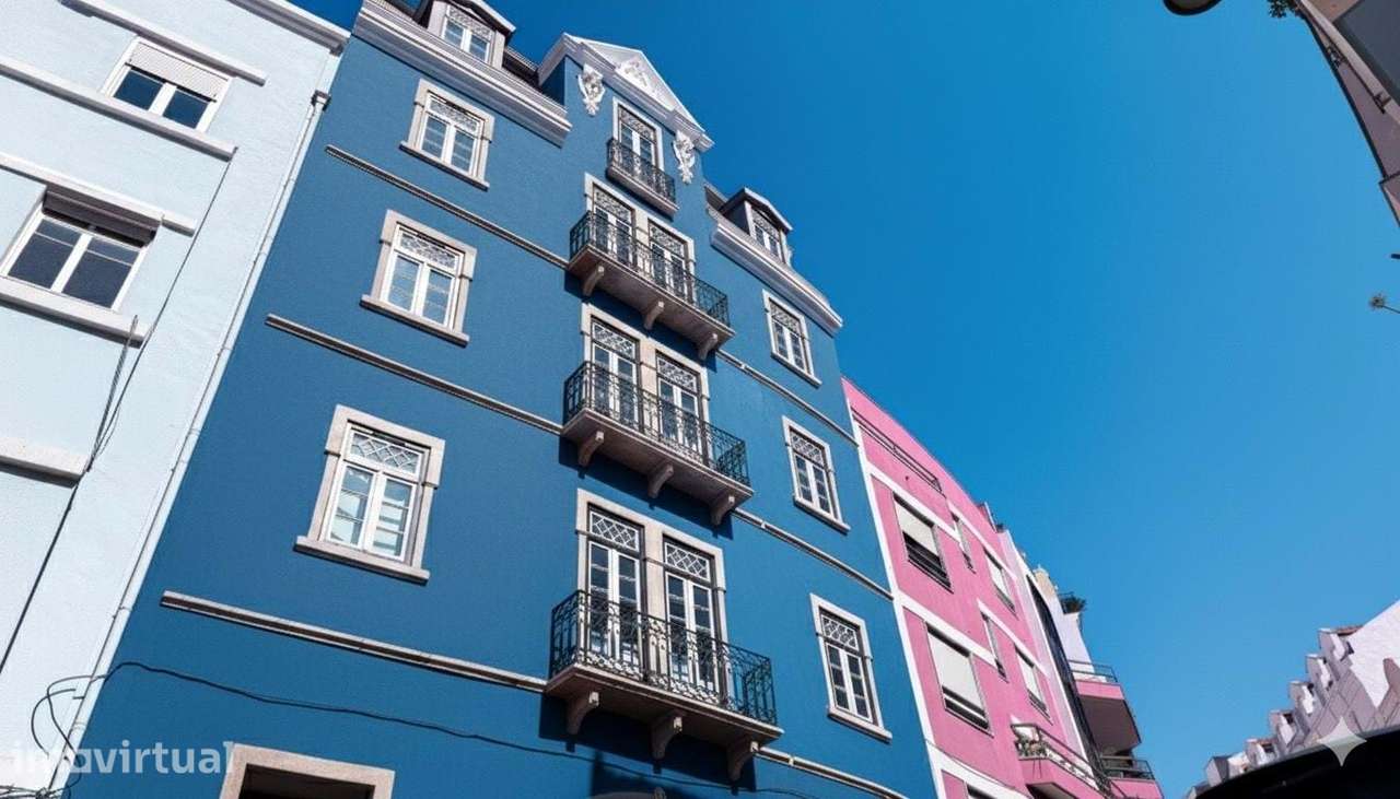 Apartamento Duplex T2 | Prédio de Charme Reabilitado | Arroios – Lisbo - Grande imagem: 2/15