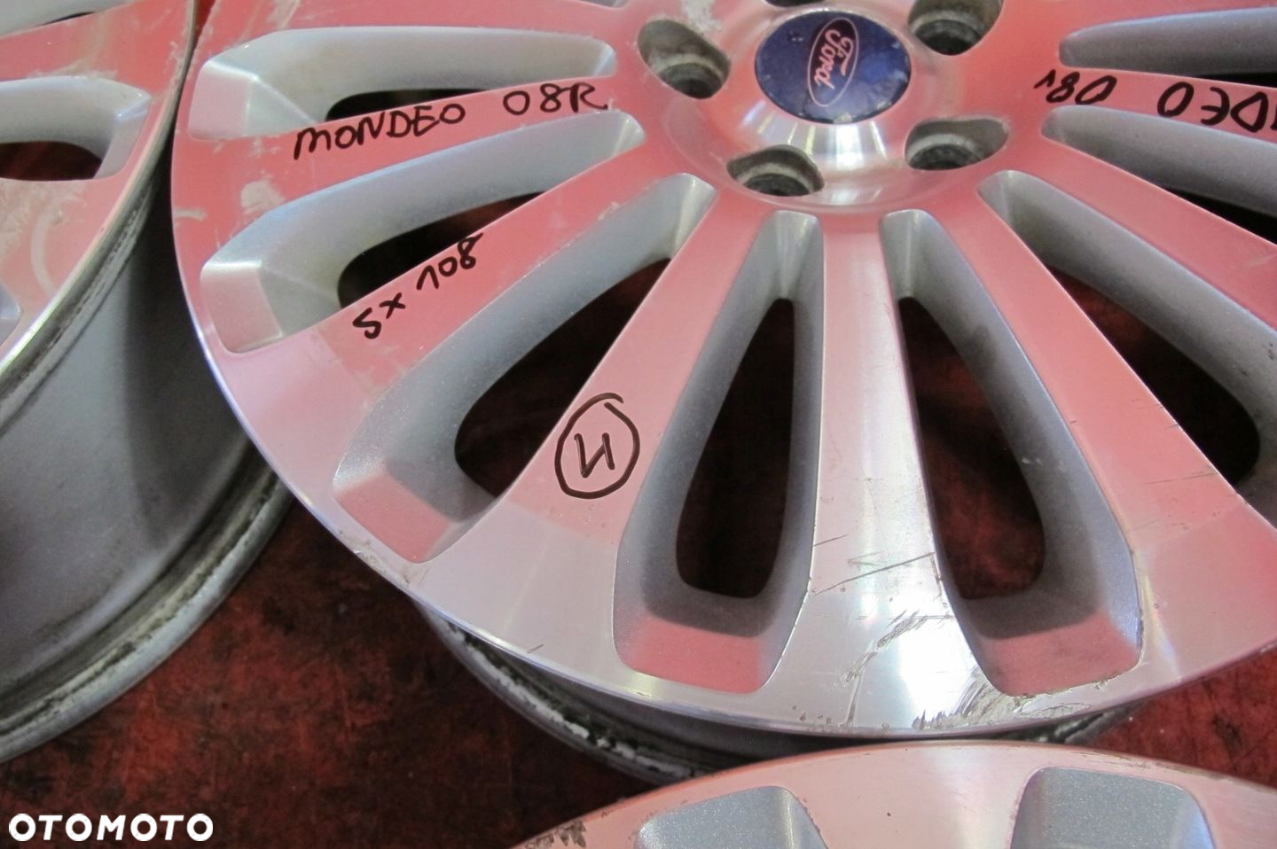 FORD MONDEO IV 4 MK4 BA7 FELGI ALUMINIOWE 17 7J ET50 5x108 7M5J-1007-BA - 10