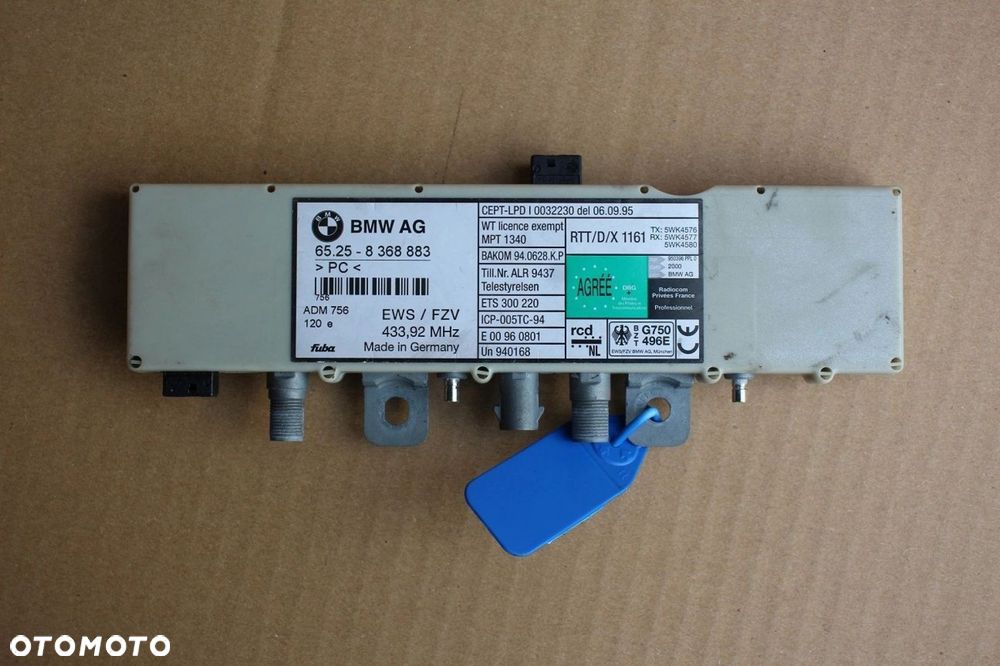 Wzmacniacz anteny moduł BMW 5 model e39 8368883 (2211) - 1